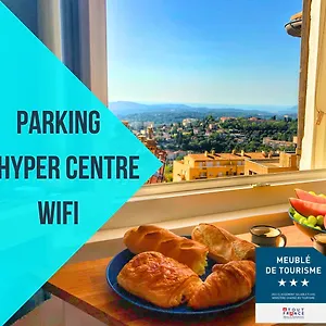 Parking Privé - Vue - Wifi - Centre Historique Appartement Grasse